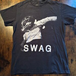 Swag monkey graphic T-shirt